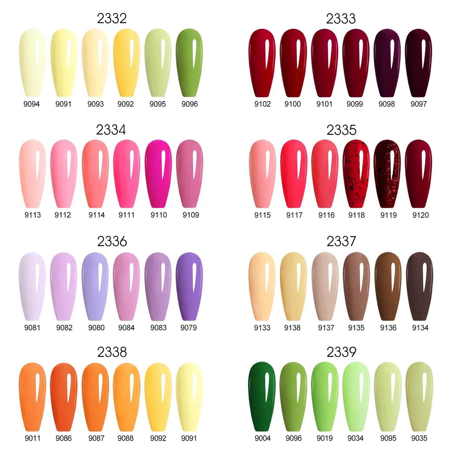 Kit vernis à ongles gel nombreuses couleurs