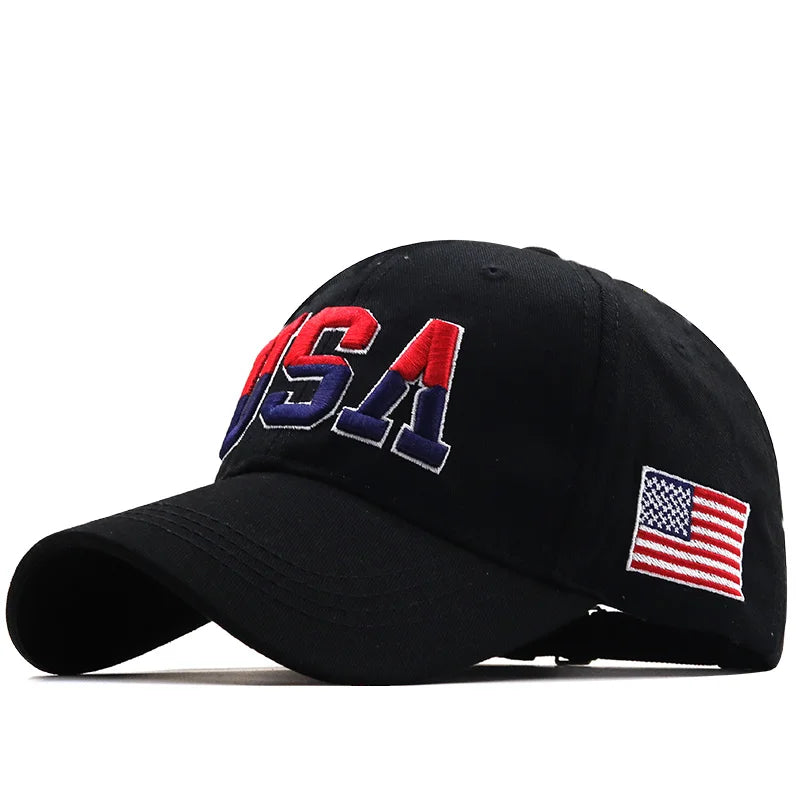 Casquette de Baseball drapeau américain pour hommes et femmes