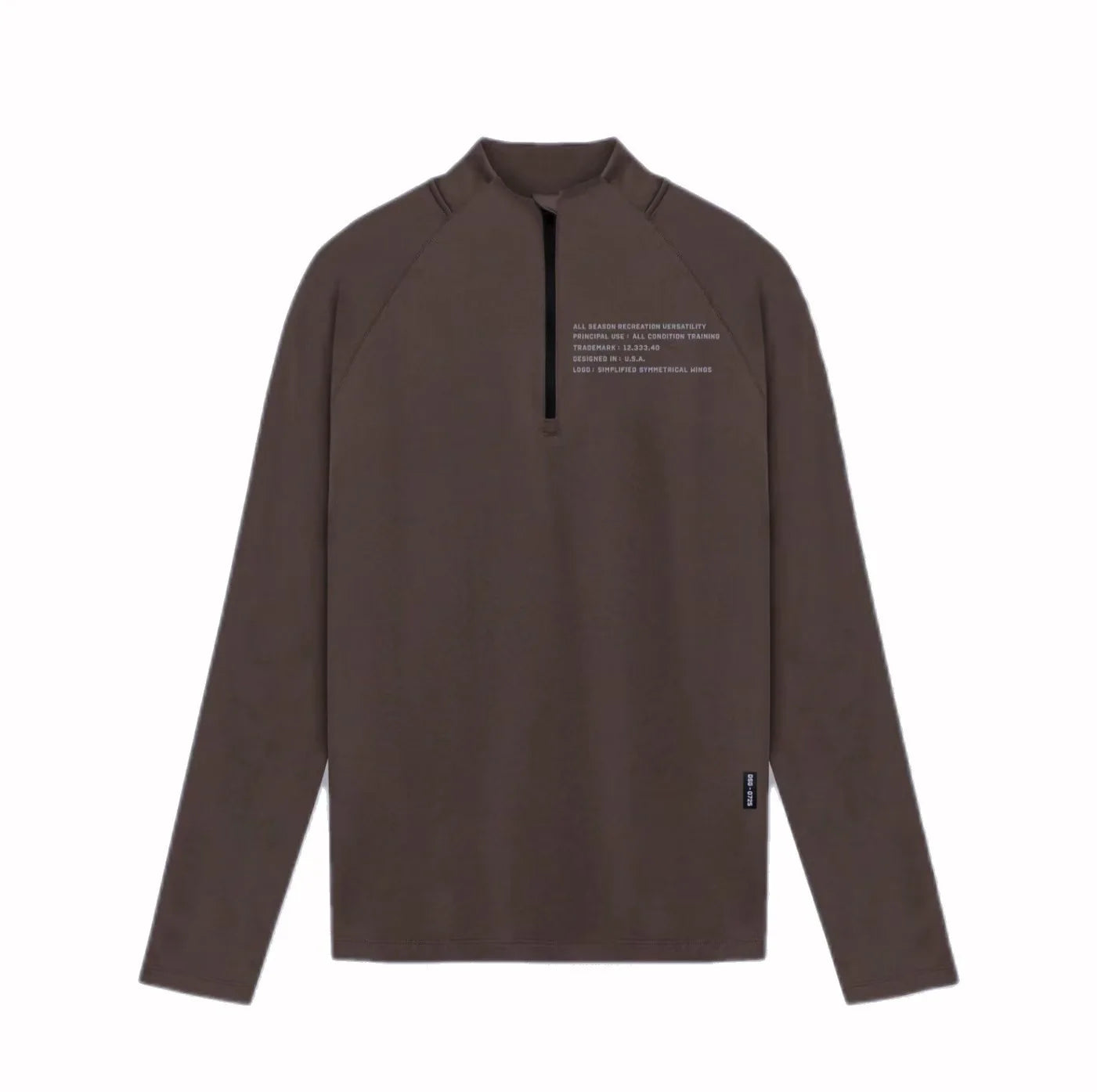 haut sport de course demi zippé pour hommes