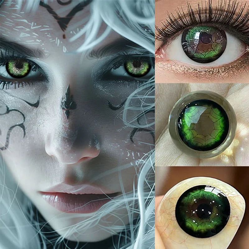 lentilles de contact pupilles colorées