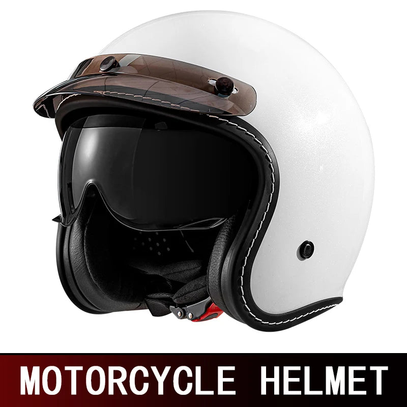 casque de moto "cruise road retro"
