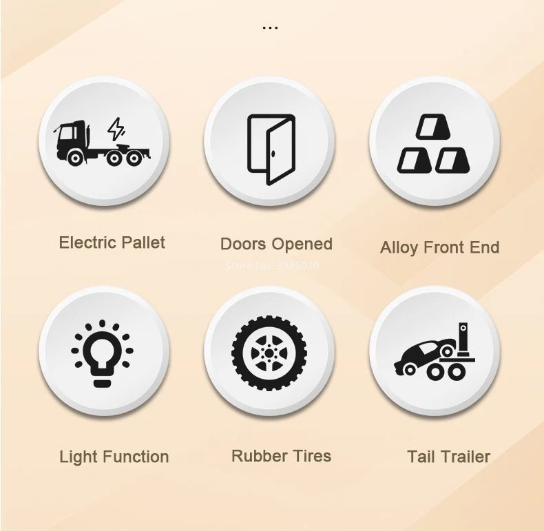 camion de dépannage au 1/24 en acier avec plateau arrière électrique/son et lumière