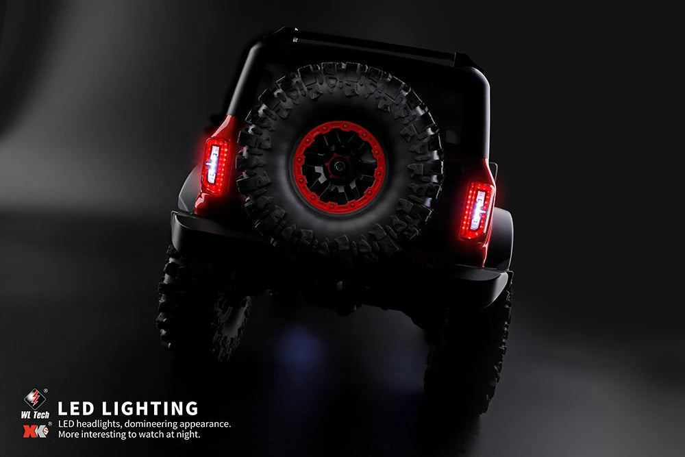 Voiture RC professionnelle tout-terrain 4x4 bronco 1/10 4WD crawler