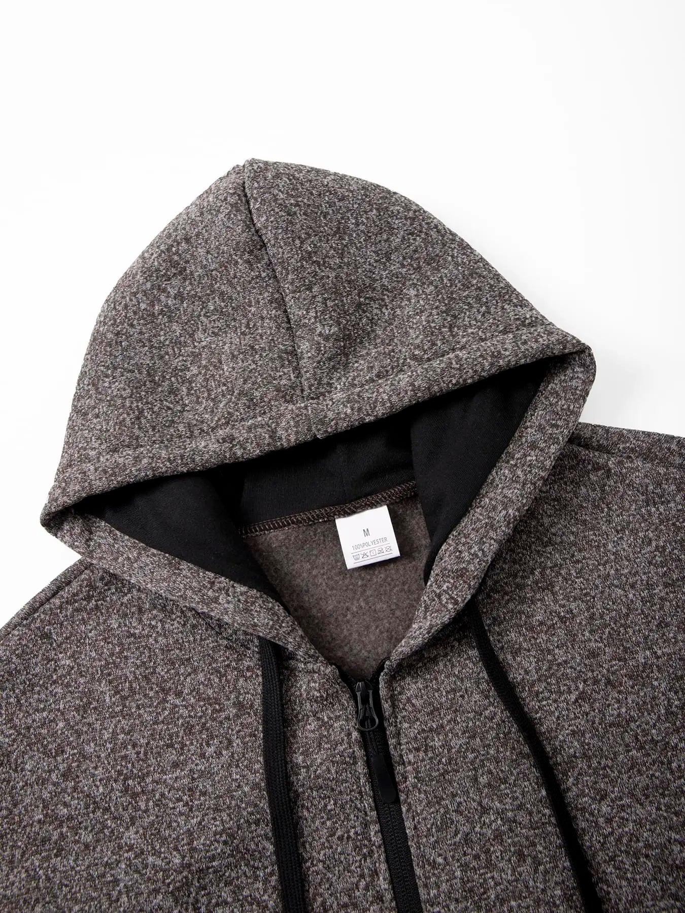 veste longue décontracté a capuche pour hommes