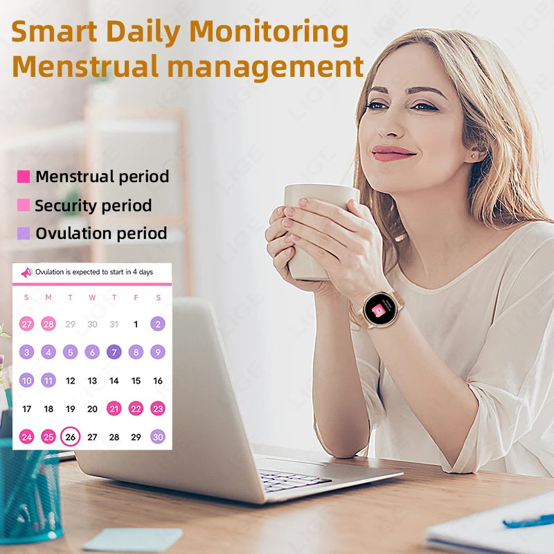 montre lige connecté intelligente pour femmes