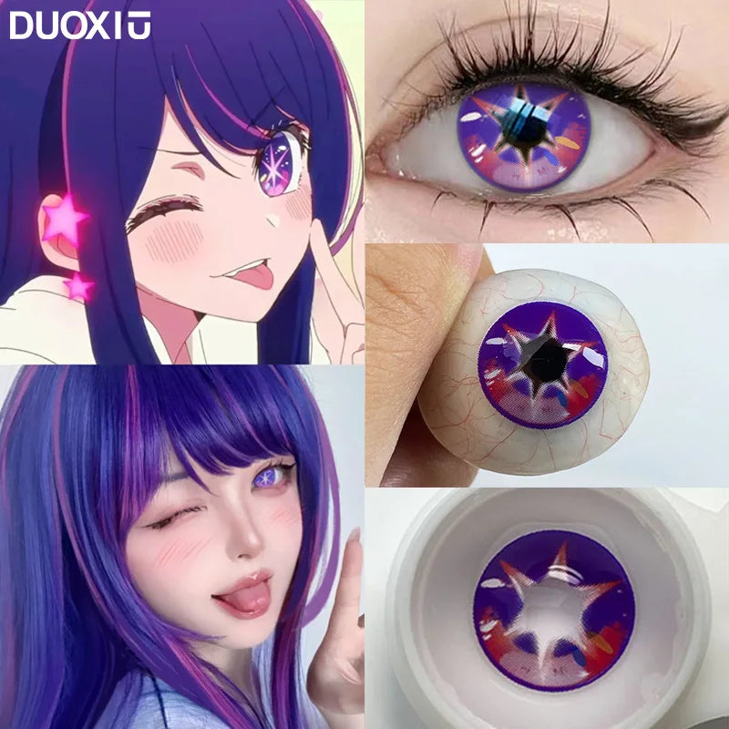 lentilles de contact pupilles colorées