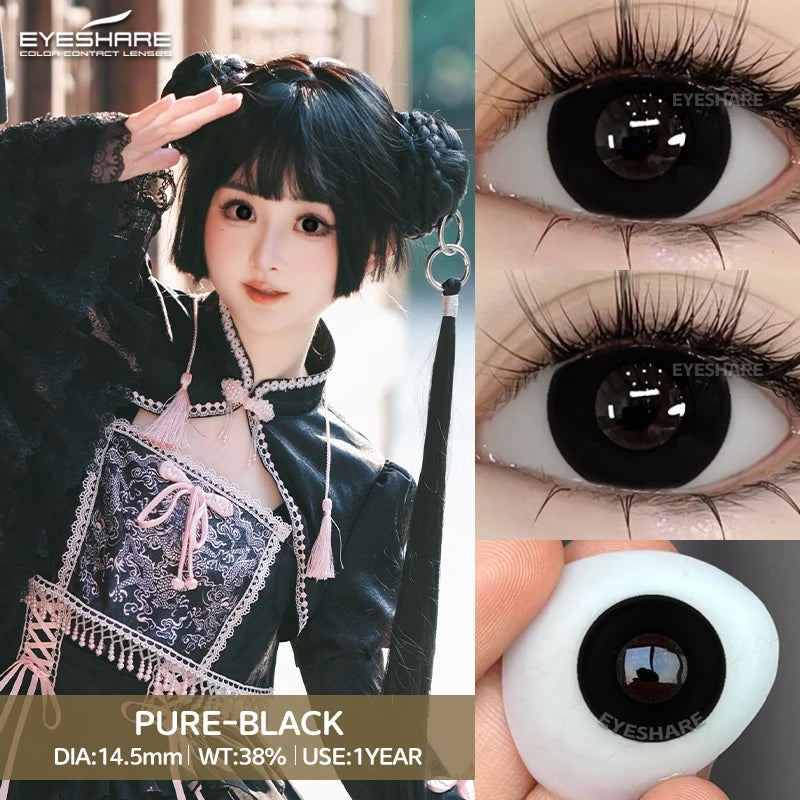 "Des yeux qui hantent. Lentilles Halloween