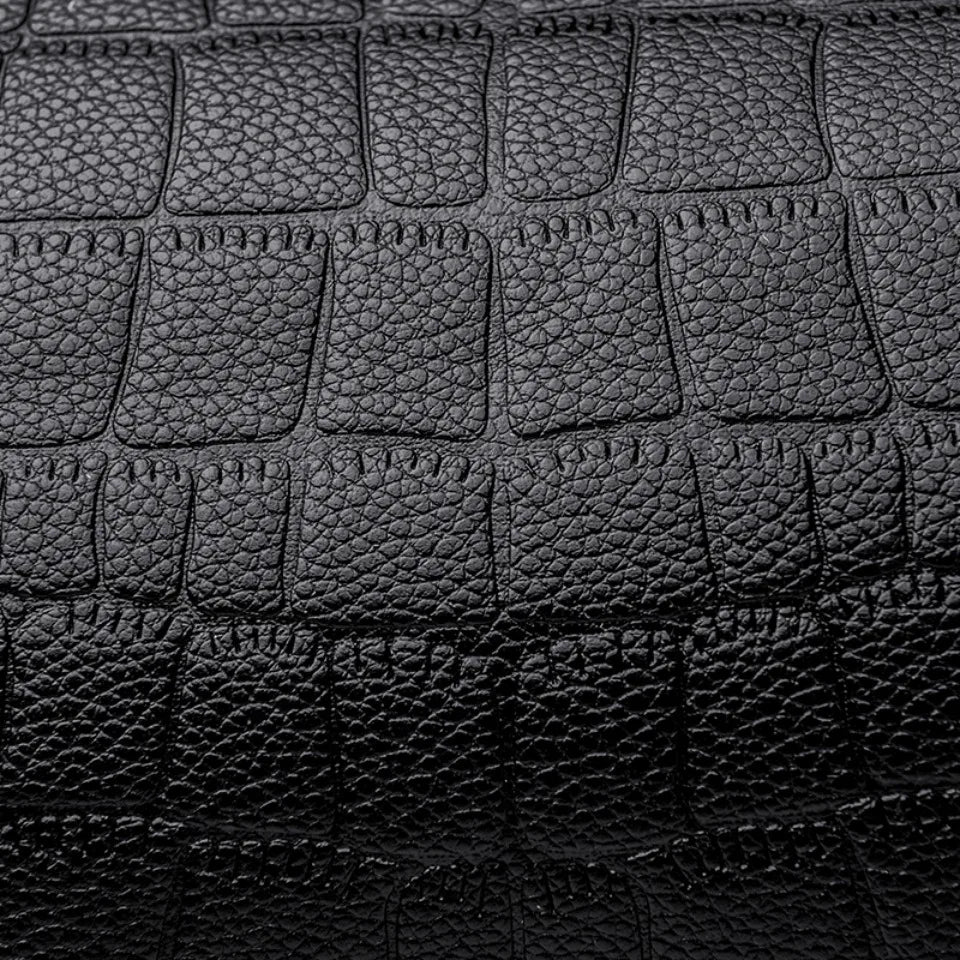 Poignée tissée véritable cuir de haute qualité conçue pour femmes chic