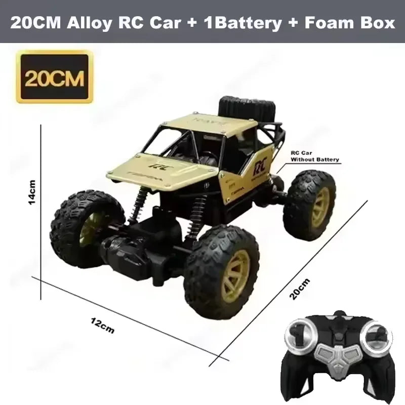 buggy radiocommandée :1/12 1/16 carrosserie métal et feux a LED
