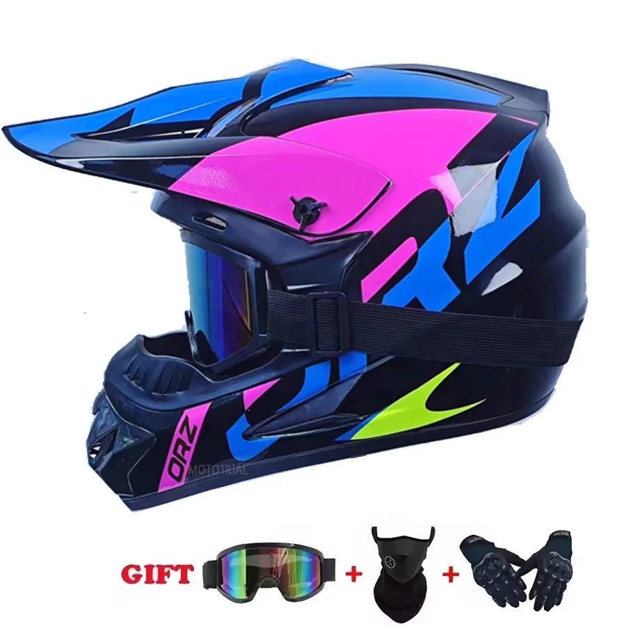 casque moto cross/enduro enfant et femme