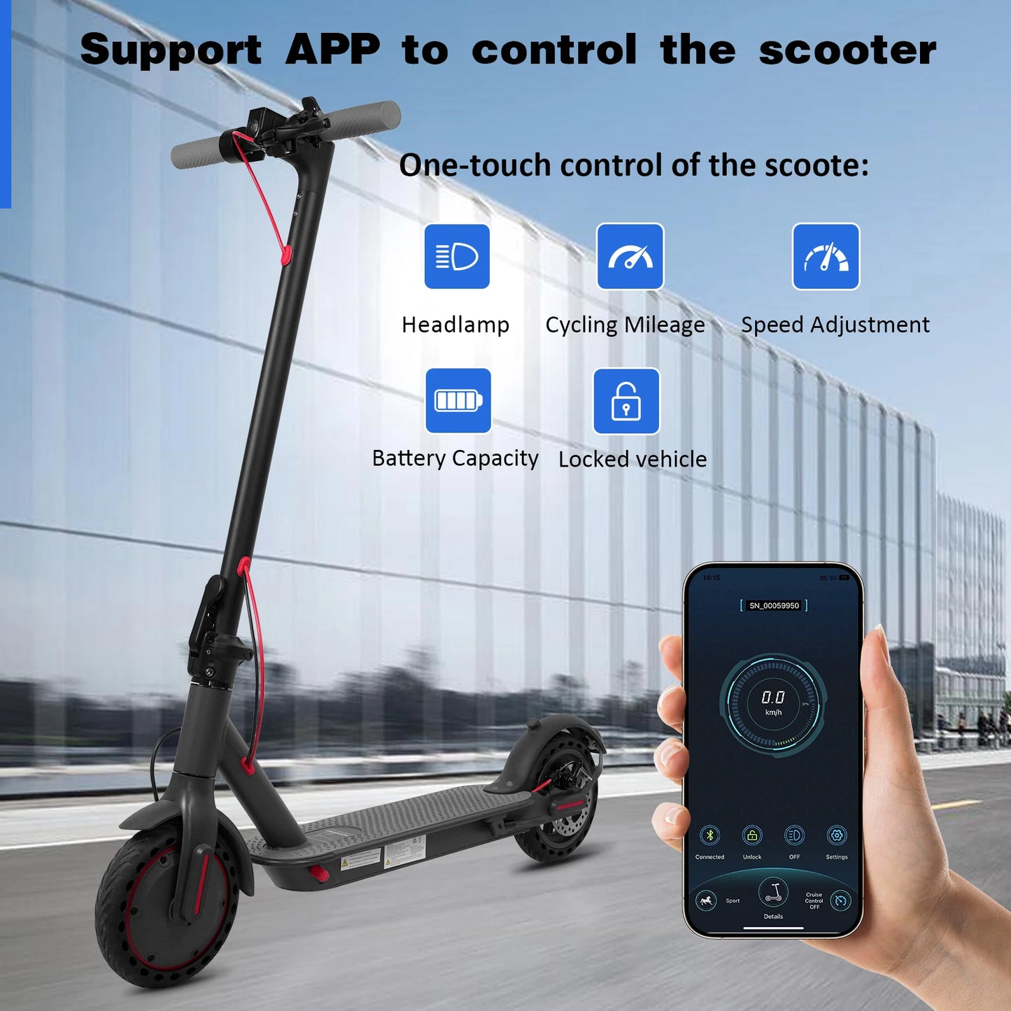 scooter électrique 36V/35KM/H maxi