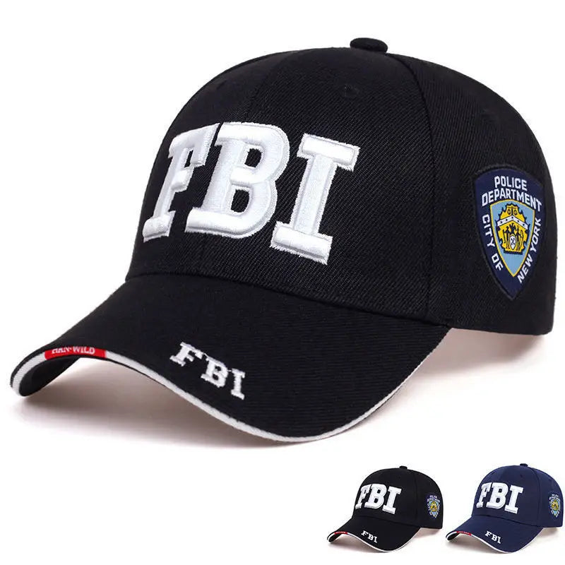 casquette de baseball "FBI" hommes/femmes