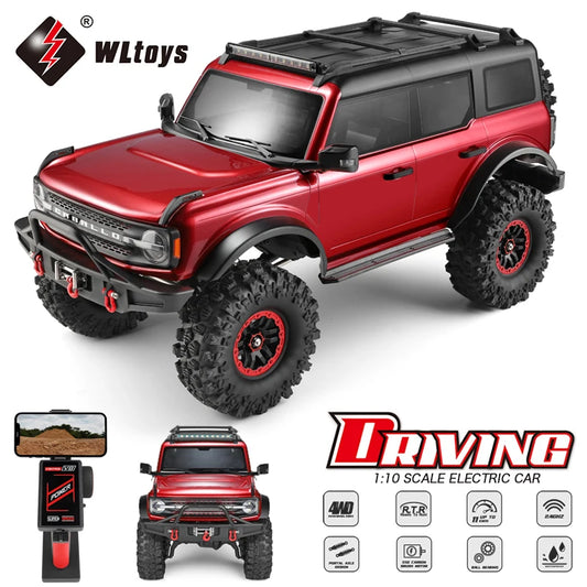 Voiture RC professionnelle tout-terrain 4x4 bronco 1/10 4WD crawler