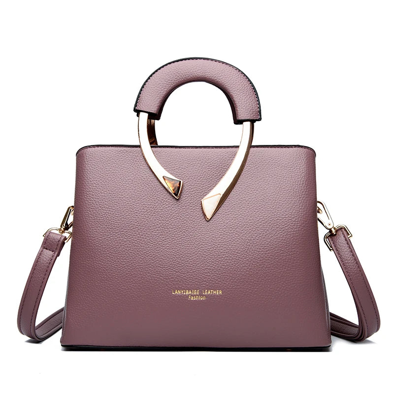 Sacs à main de luxe femmes en simili cuir souple