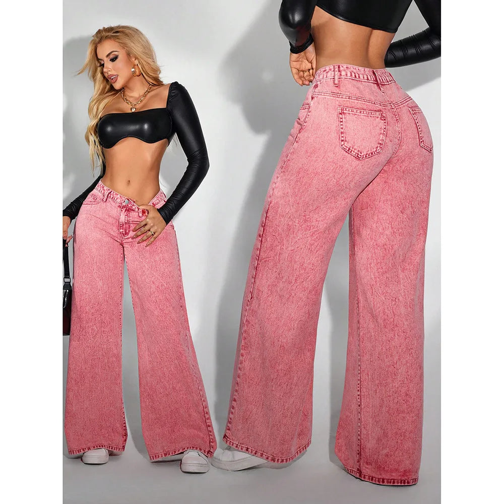 jeans femme denim vintage patte d'éléphant