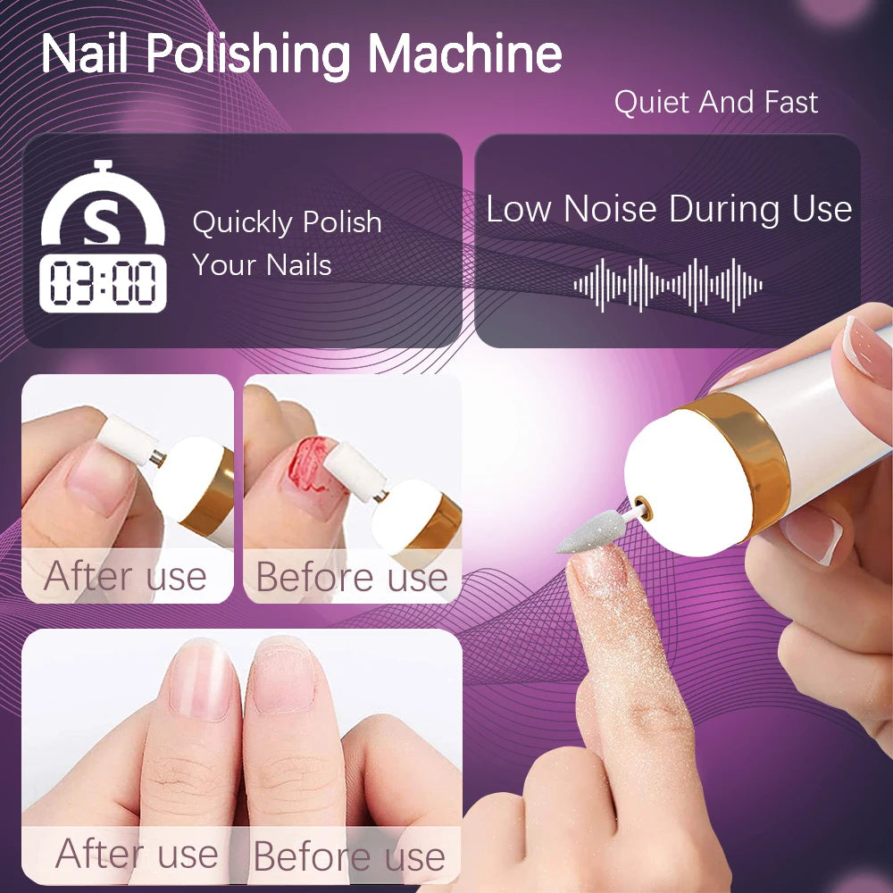 Ponceuse à ongles électrique rechargeable