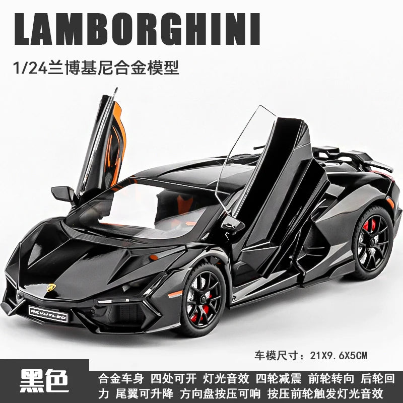 lamborghini revuelto peinture speciale galvanisé collection 1/24