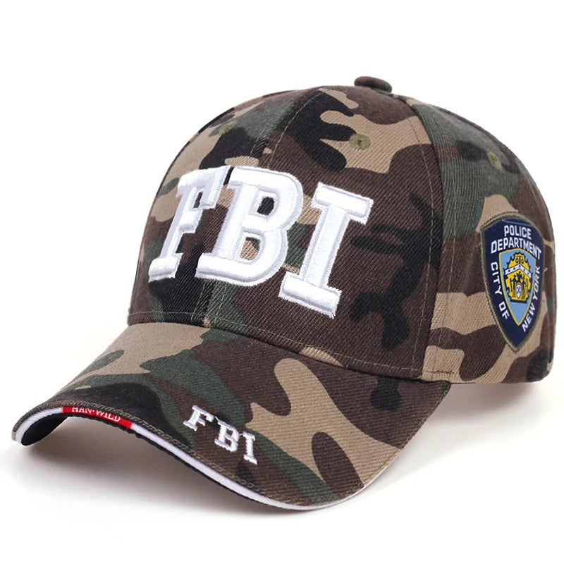 casquette de baseball "FBI" hommes/femmes