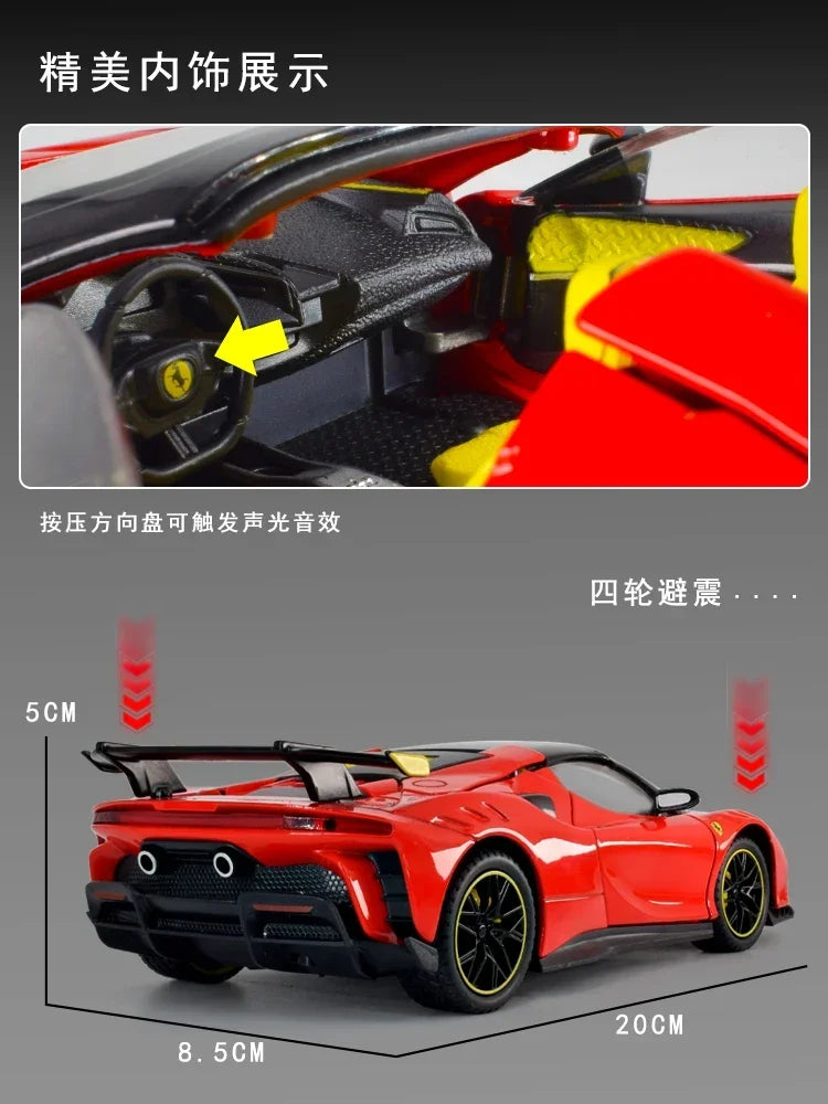 Ferrari SF90XX 1/24 modèle en alliage métal