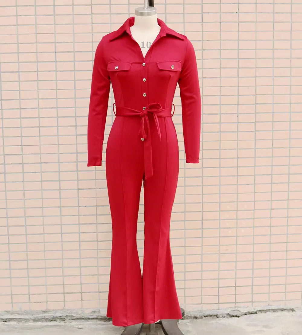 combinaison taille haute femme pantalon évasé élégant