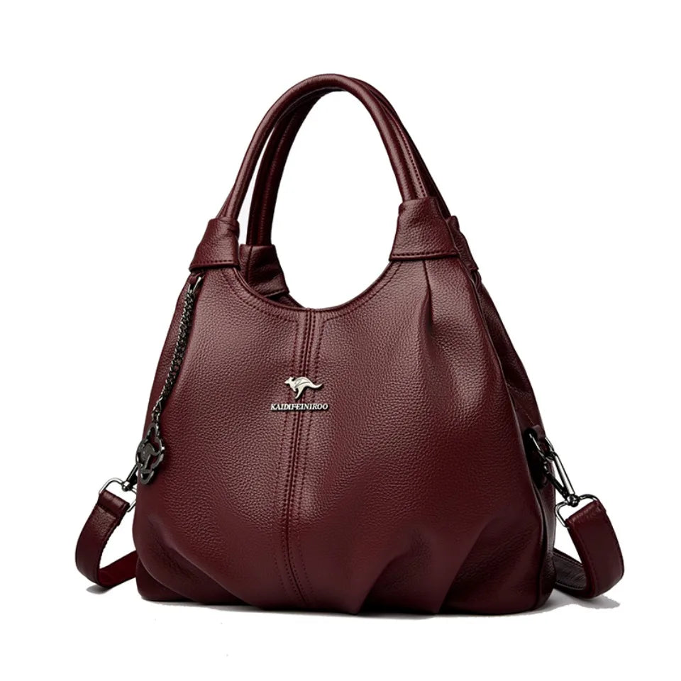 sac femmes décontracté en cuir synthétique souple