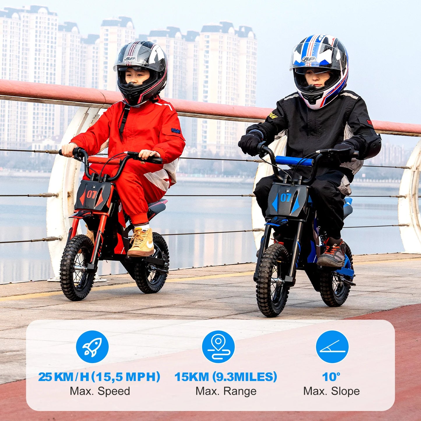 moto électrique enfants vitesse maxi 25KM/H