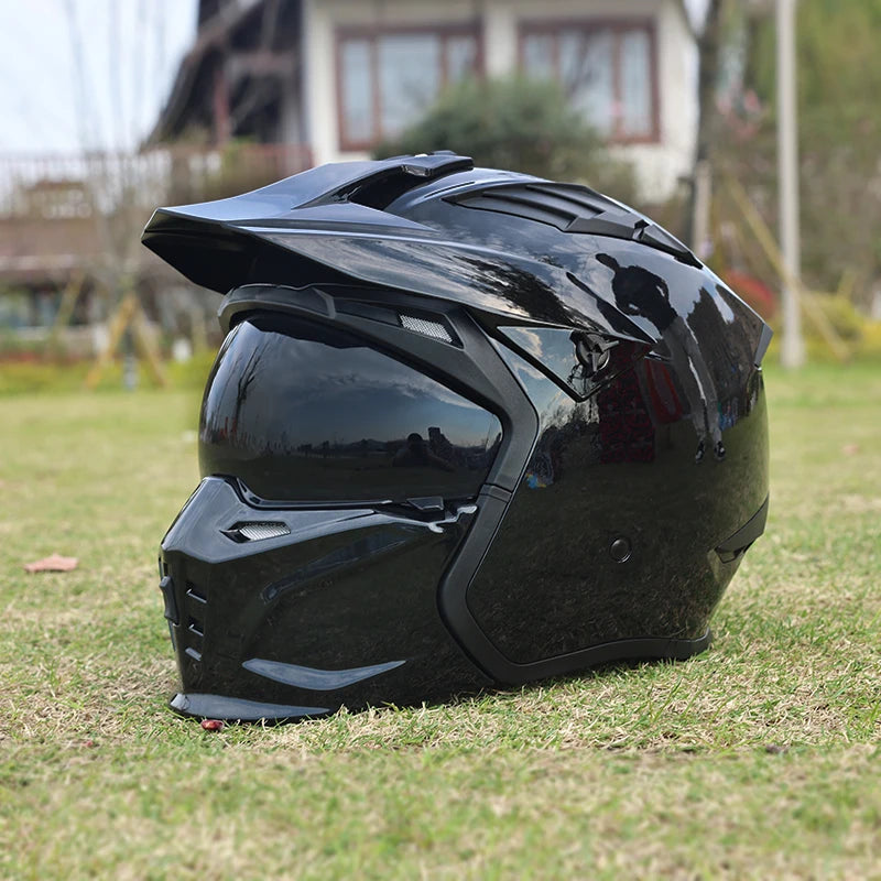 Casque de moto pour hommes et femmes design amovible
