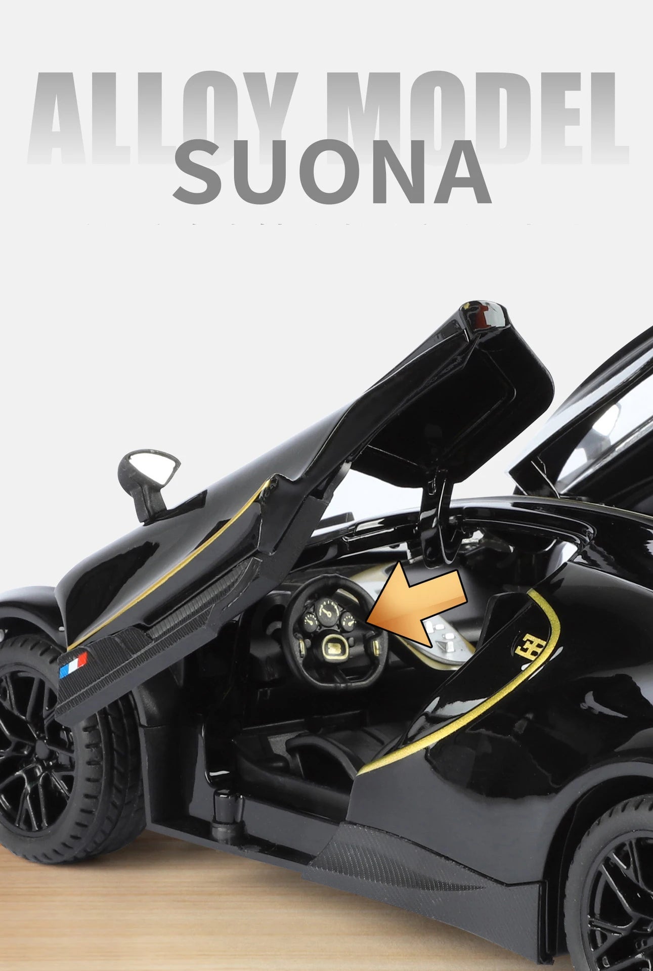 le plaisir d'offrir pour amateur de supercar 2025 bugatti tourbillon échelle 1/24