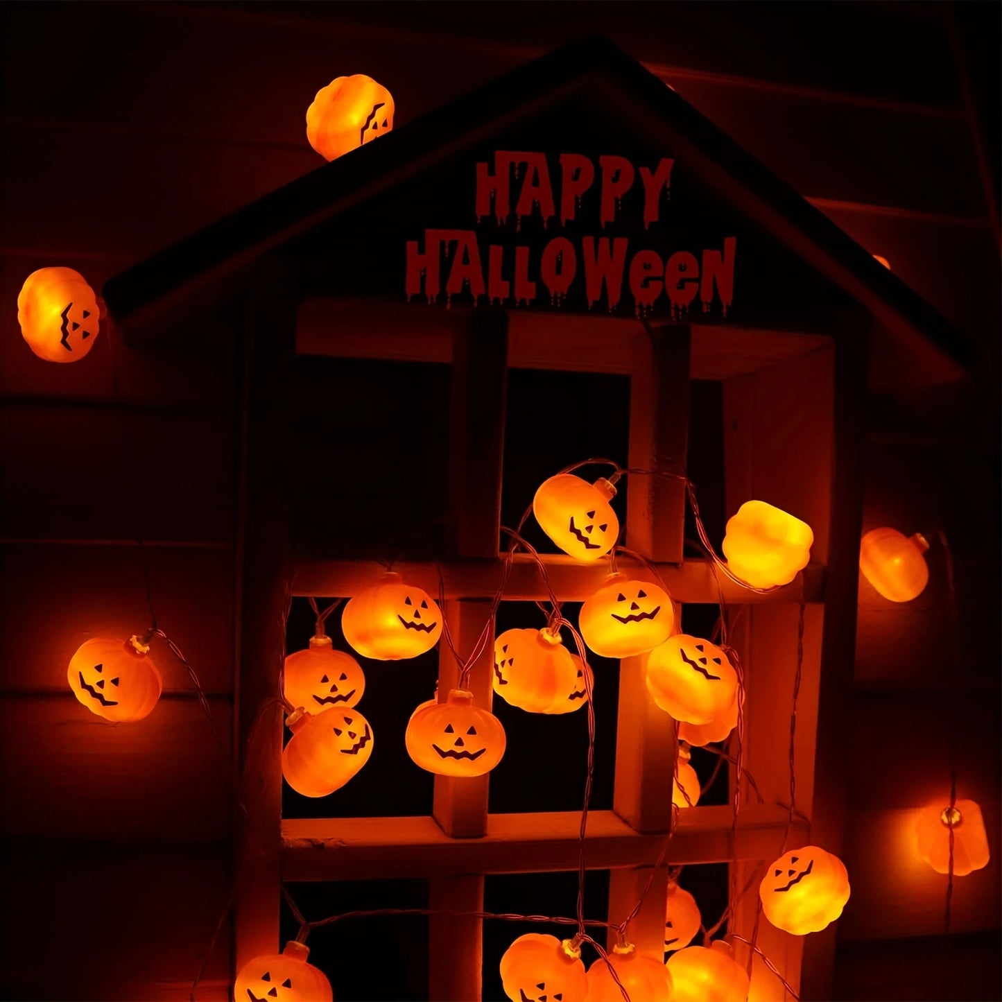 guirlande citrouille halloween déco interieur et exterieur
