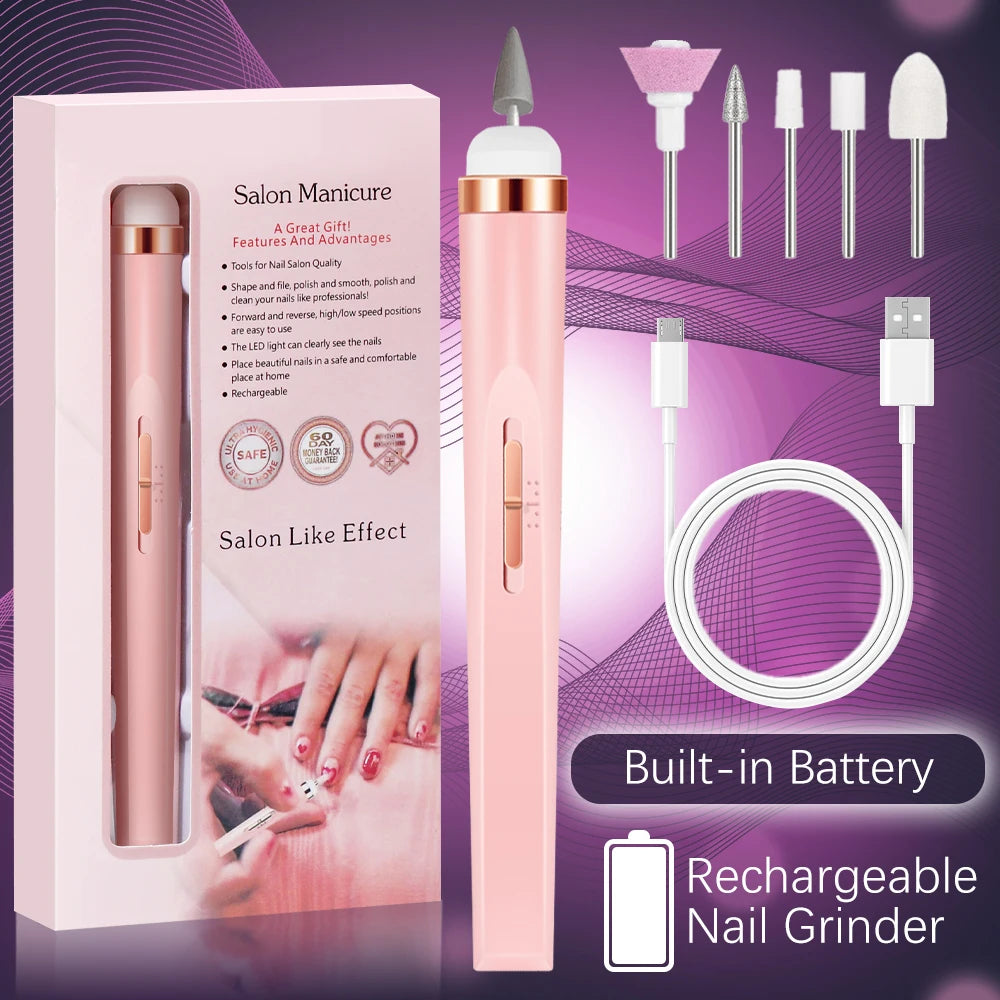 Ponceuse à ongles électrique rechargeable