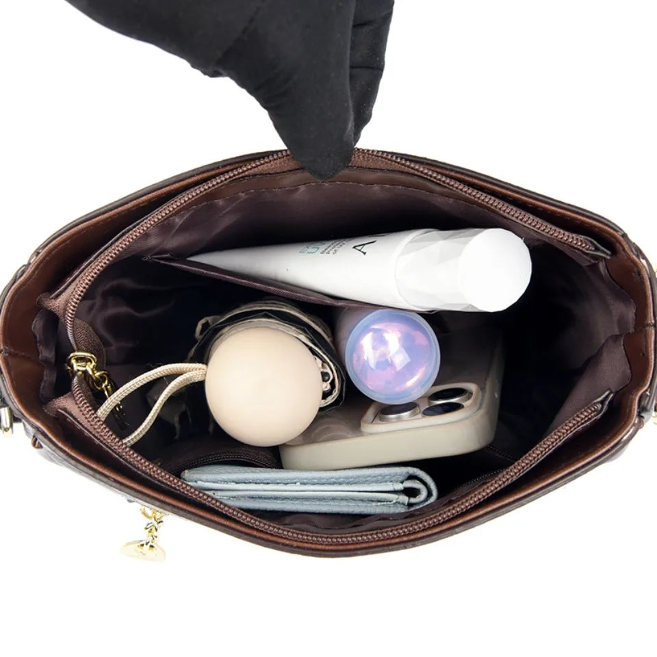 sac a main luxe vintage en cuir pour femmes