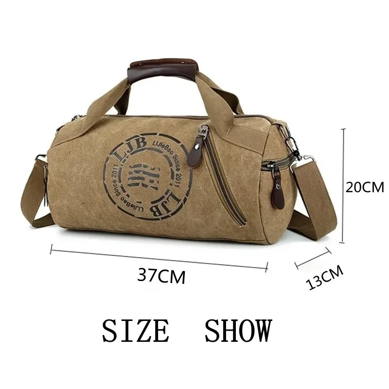 Sac de Sport Toile Multifonction - Sac Gym Fitness Homme Femme Bandoulière