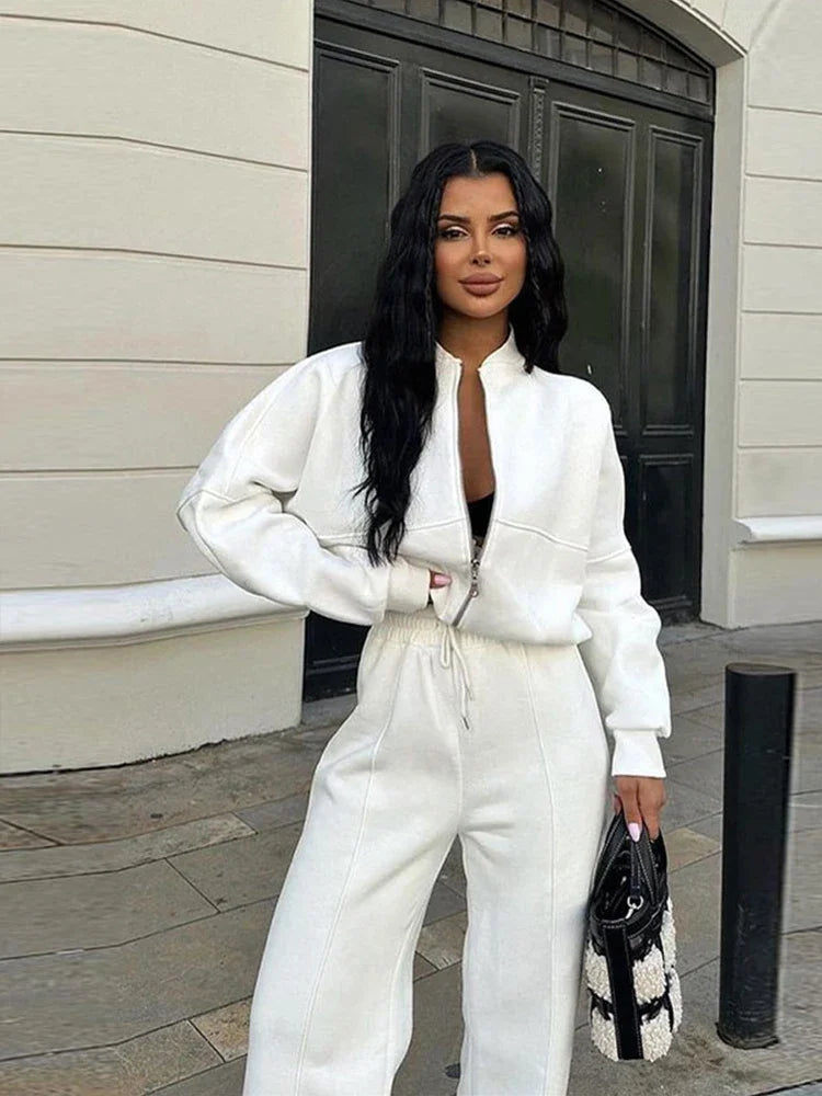 Ensemble veste et pantalon décontracté mode femmes