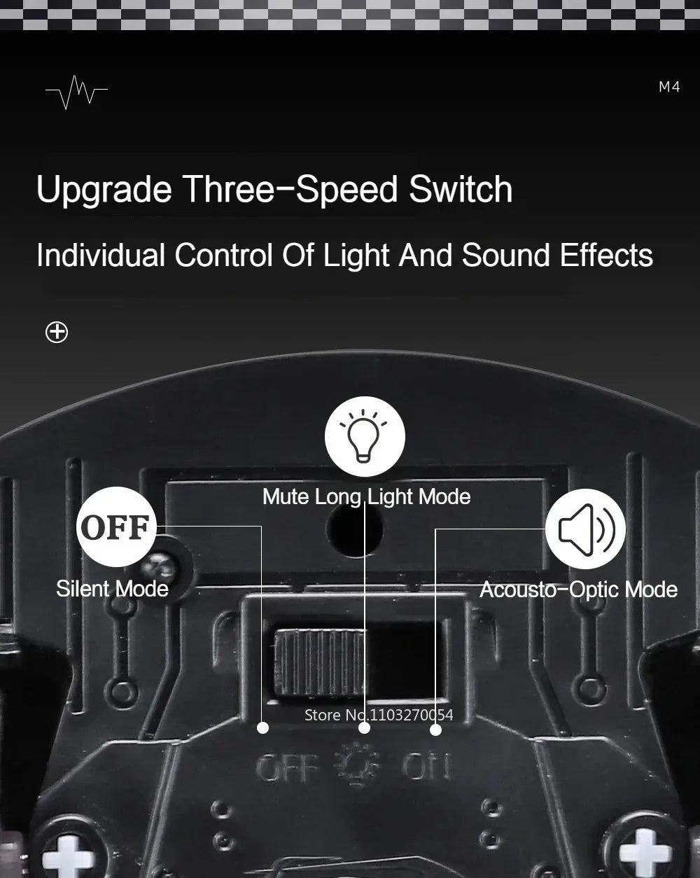M3 GTR M4 Alliage métal Miniature 1/24 avec portes et capot ouvrant lumière et pile inclus