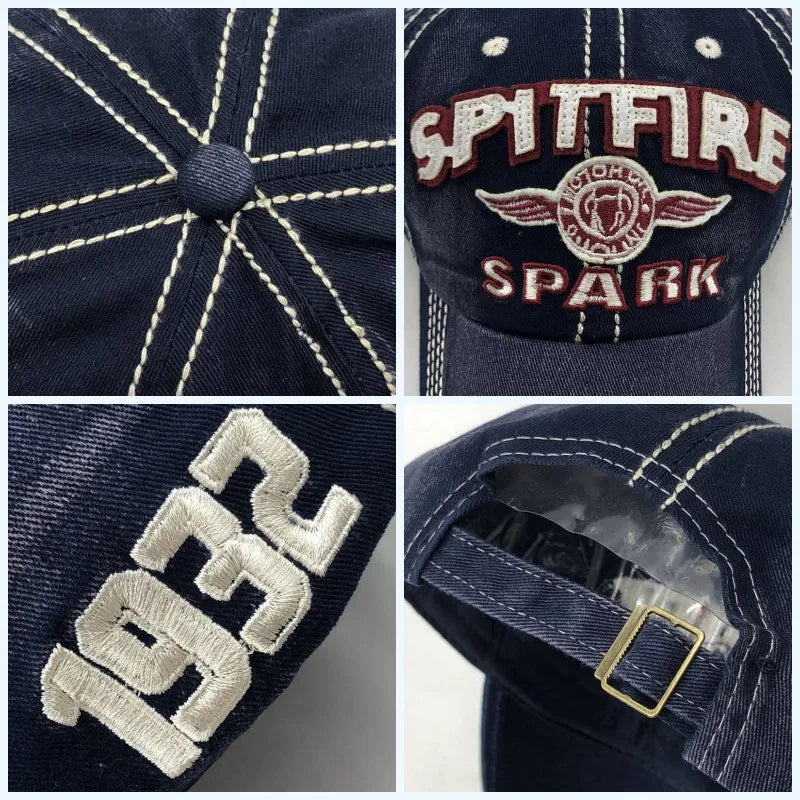 Casquette de Baseball en Coton avec Lettres Brodées pour Homme et Femme