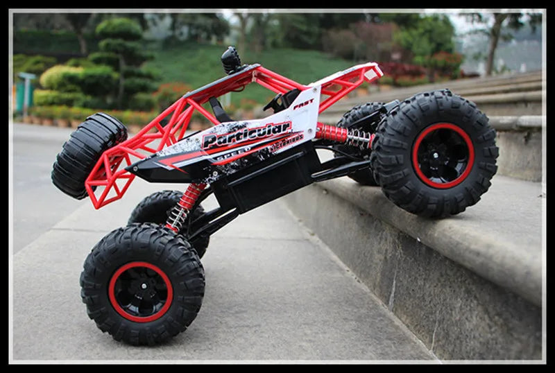 Voiture RC Buggy Tout-Terrain 1:12 LED 4WD Télécommandée Enfants - MONASTORESHOP.COM