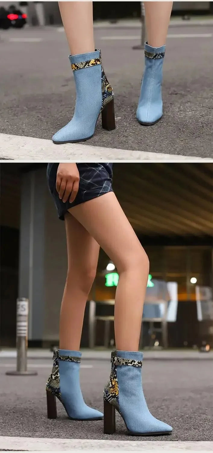 Bottines chic pour femmes couleur au choix