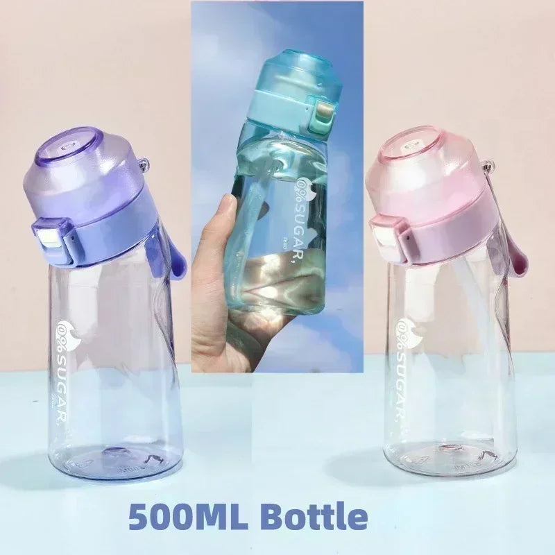 Gourde Infuseur 650ml avec Dosettes Arômes - Bouteille Sport Sans BPA Paille Intégrée