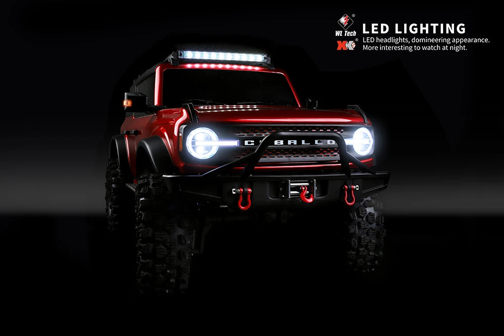 Voiture RC professionnelle tout-terrain 4x4 bronco 1/10 4WD crawler