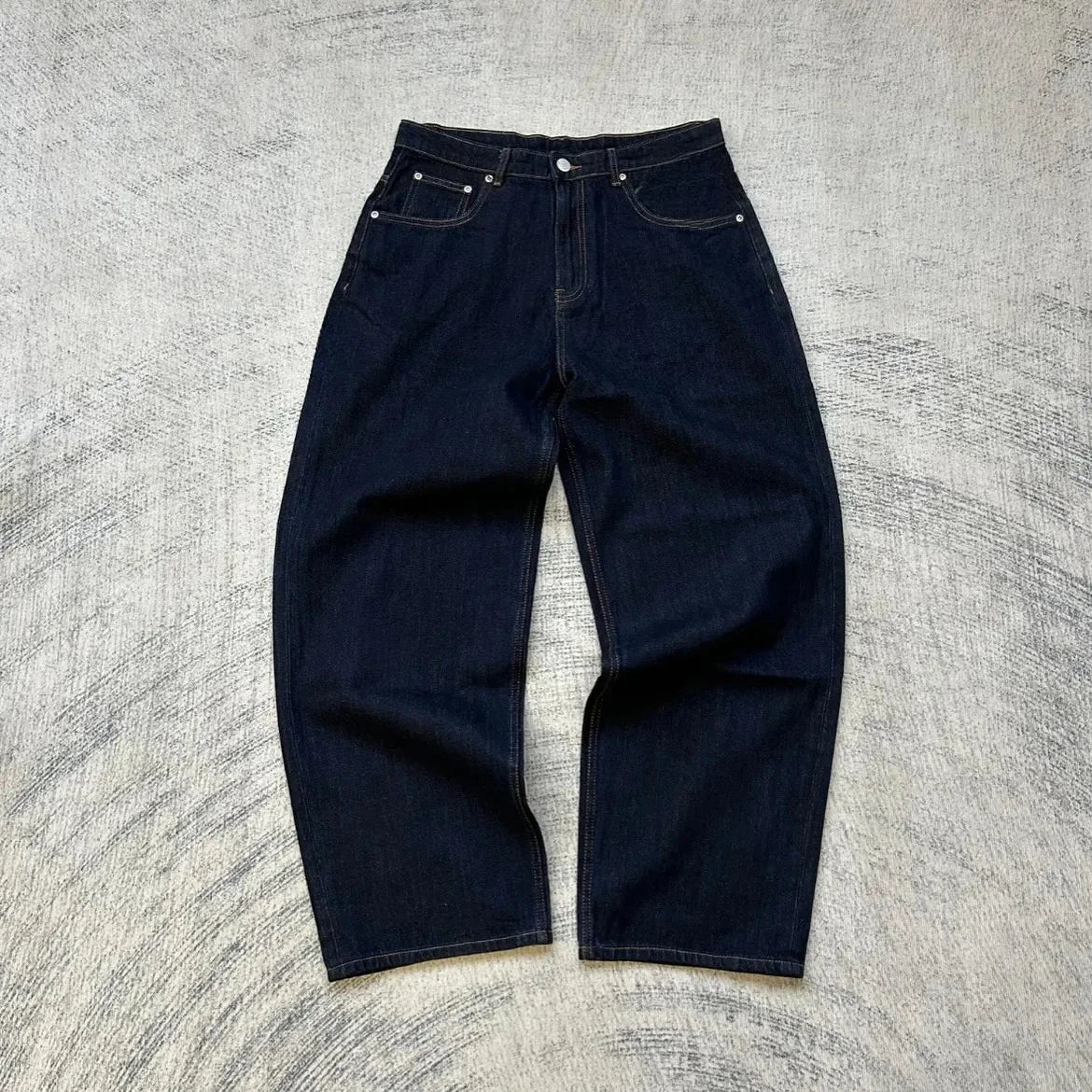 Jeans Hip-hop taille basse, jambes larges