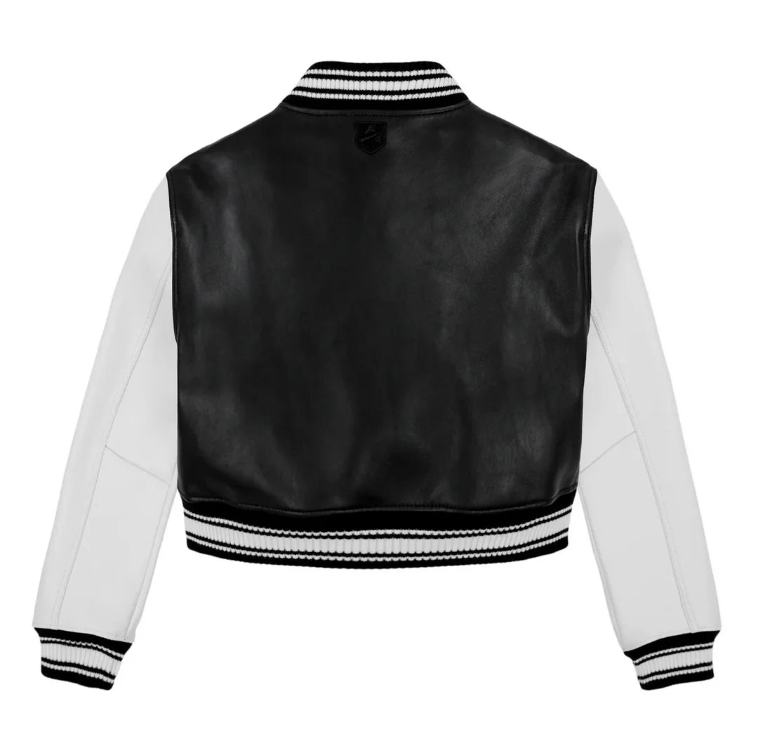 blouson aviateur  cour pour femmes en véritable peau d'agneau/daim manche longue