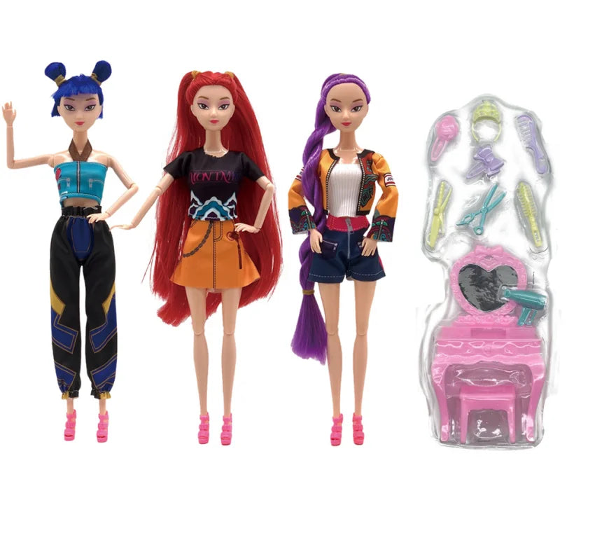 poupée KPOP Demon Hunters seule ou en coffret avec accessoires