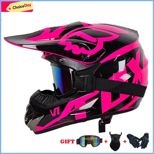 casque moto cross/enduro enfant et femme