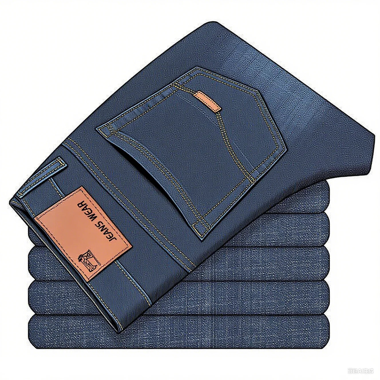 jeans homme classic style slim fit