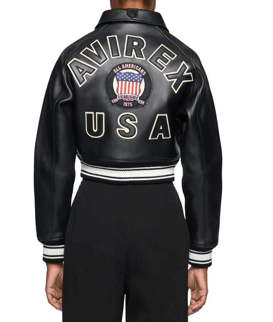 blouson aviateur  cour pour femmes en véritable peau d'agneau/daim manche longue