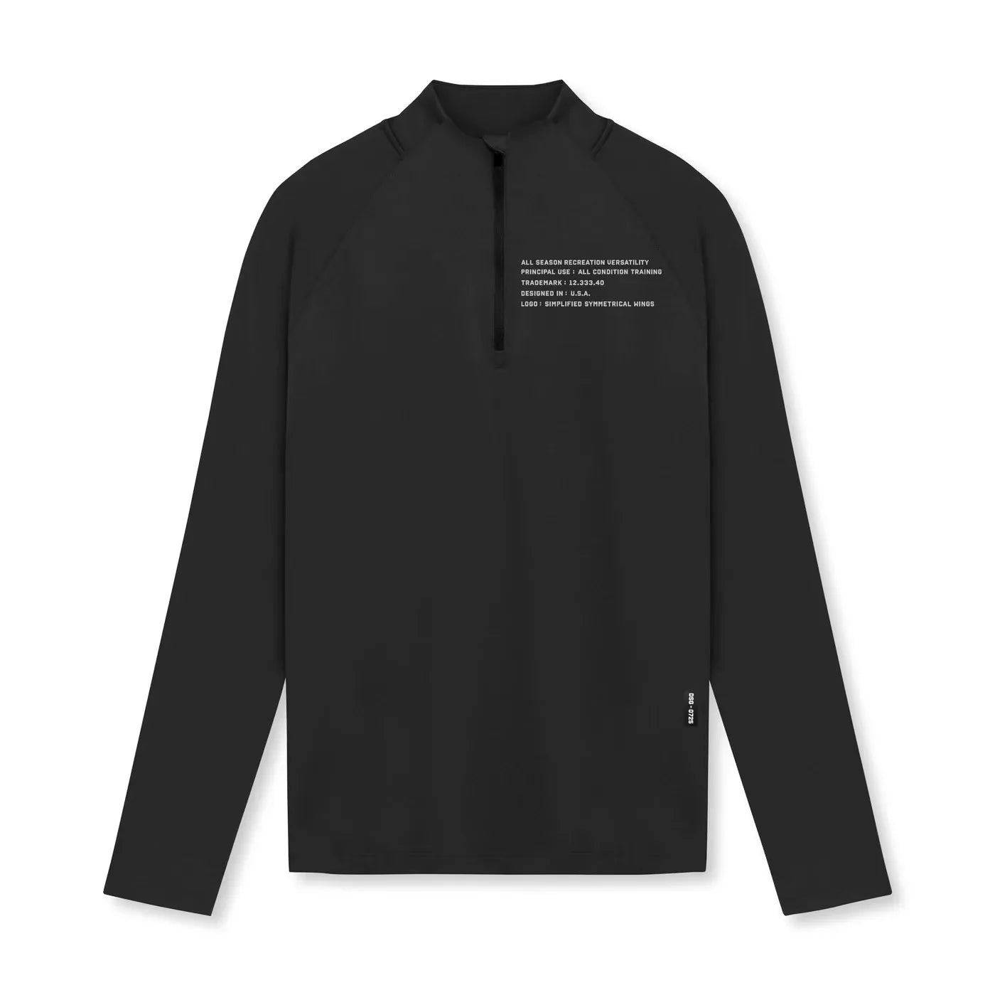 haut sport de course demi zippé pour hommes