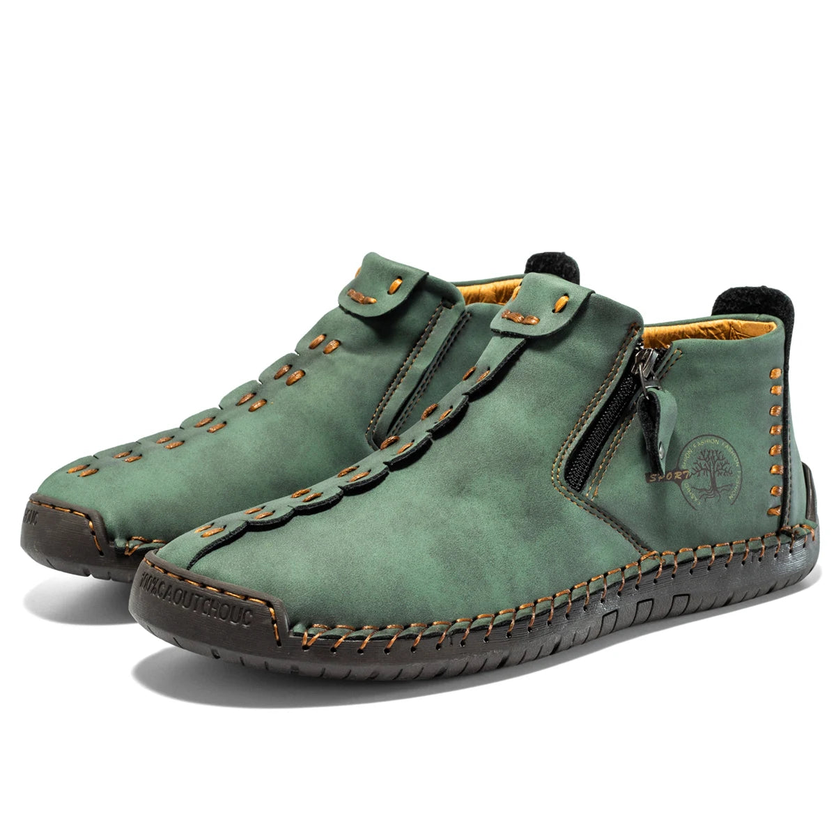 Mocassins en cuir faits à la main pour hommes