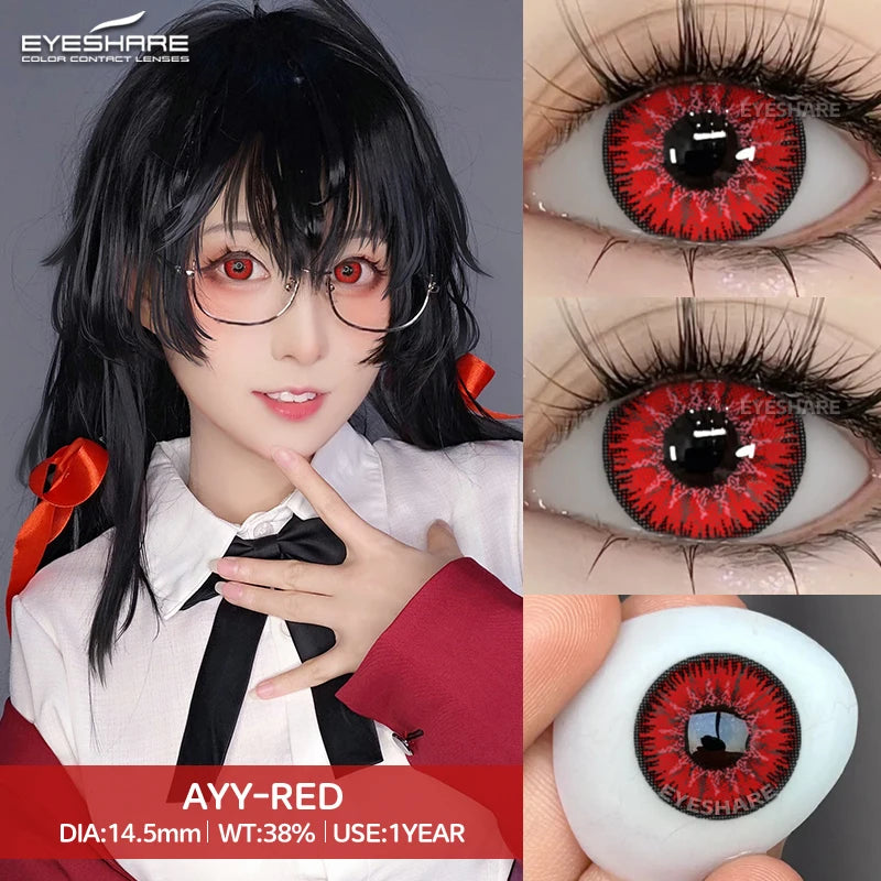 "Des yeux qui hantent. Lentilles Halloween