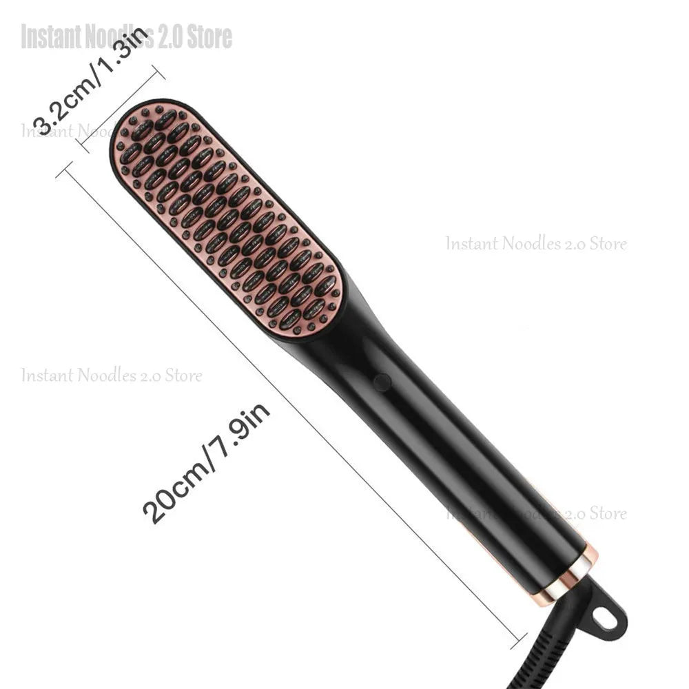 brosse lissante a barbe électrique homme