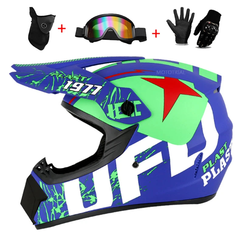 casque moto cross/enduro enfant et femme